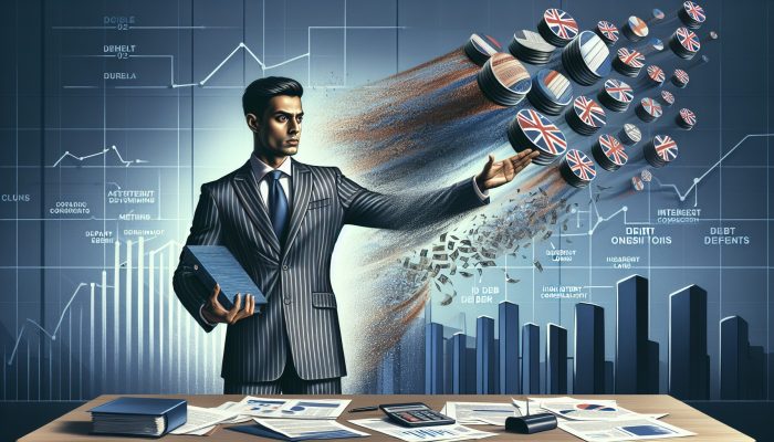 Debt Consolidation and Mental Health Benefits: A UK Guide | DCL A person managing a single loan document, symbolising debt consolidation, in a modern UK office.