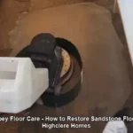 Restoration of Sandstone Floors in Highclere Homes